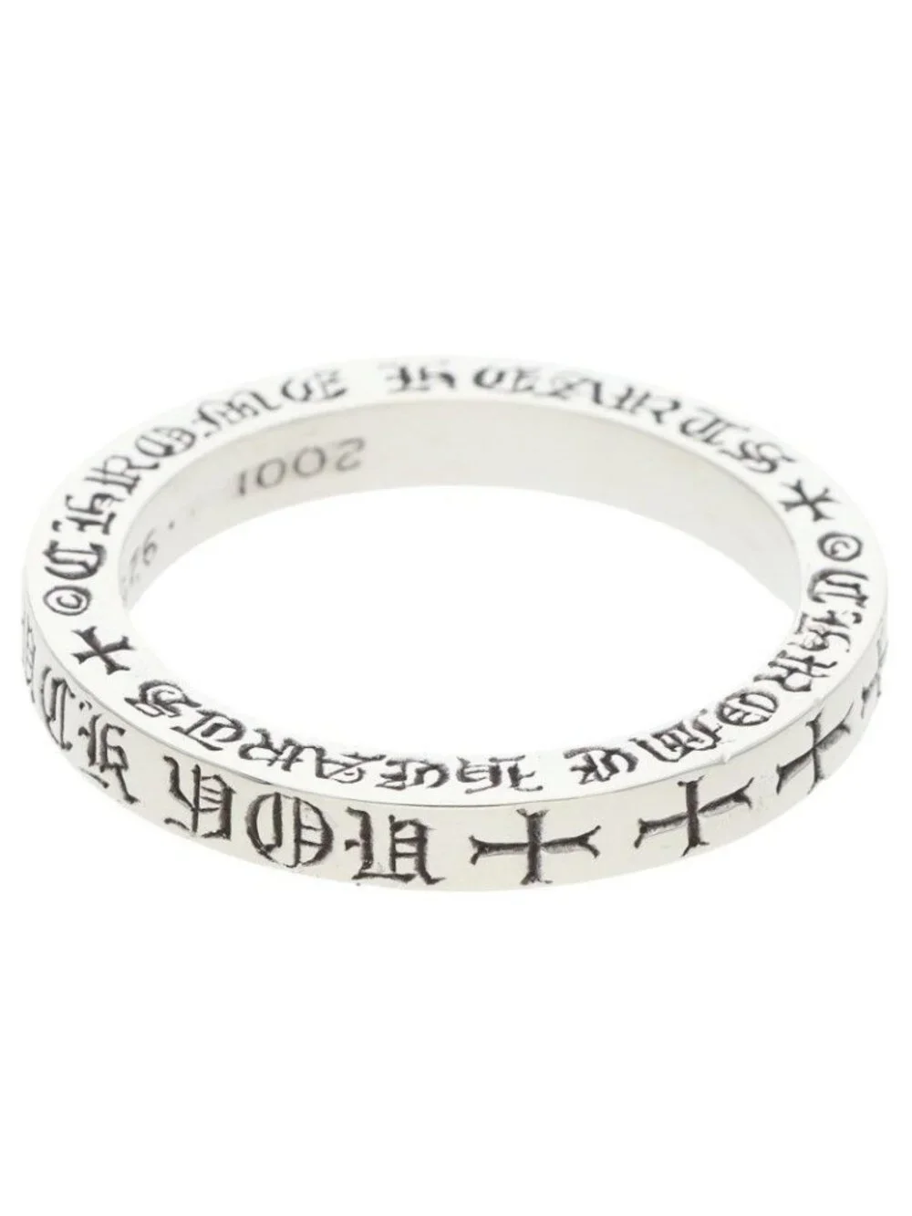 Chrome Hearts Spacer Fckyou Silver Ring